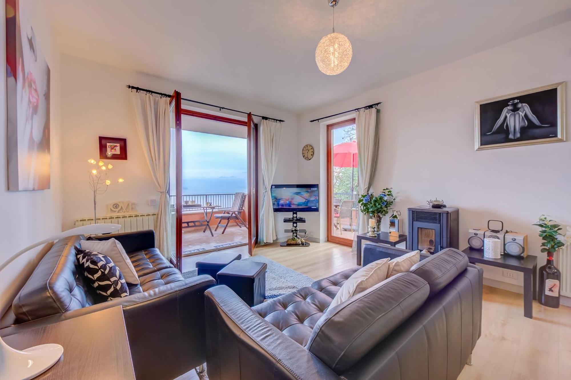 Apartmán La Bellavista Penthouse Stresa Exteriér fotografie