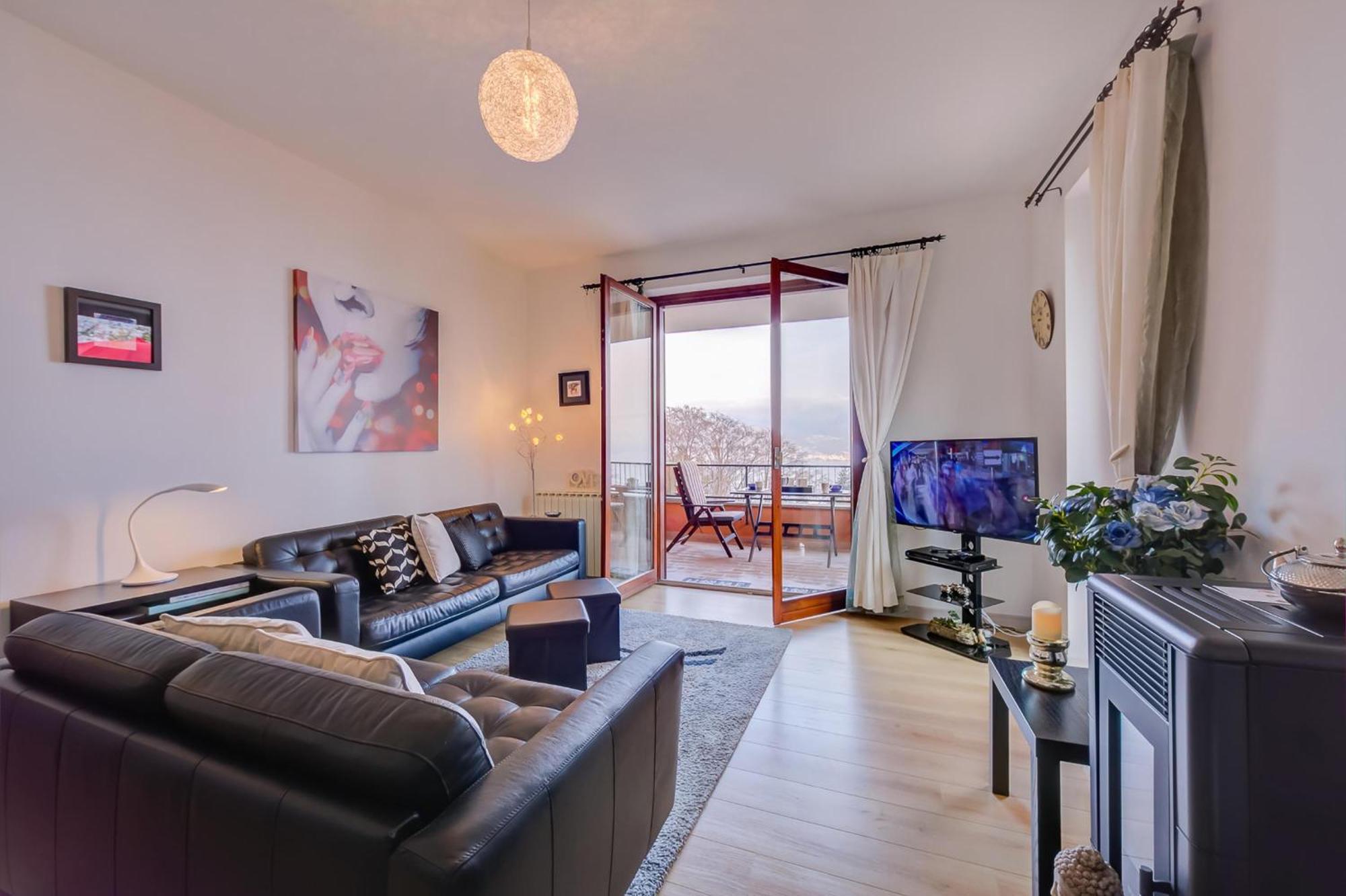 Apartmán La Bellavista Penthouse Stresa Exteriér fotografie